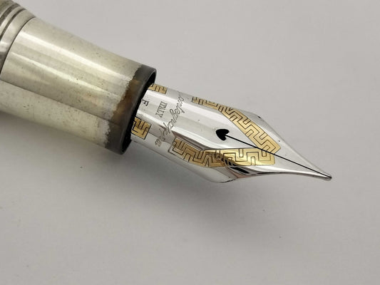 Montegrappa Symphony Fountain Pen, Blue x Silver