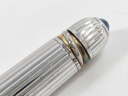 Cartier Trinity Pasha de Cartier Fountain Pen, 18K Silver Metal