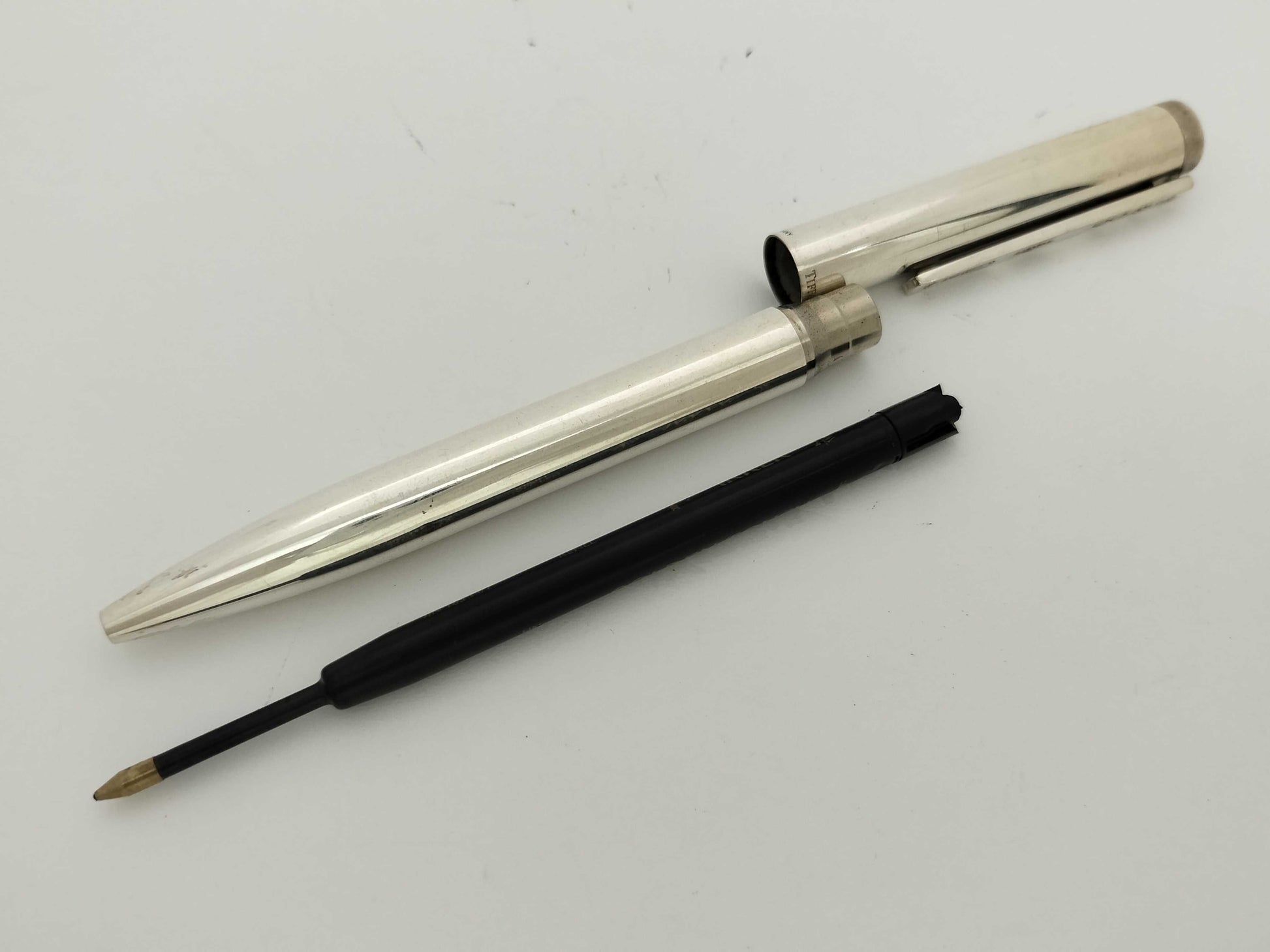 Tiffany & Co. TIFFANY 1837 Ballpoint Pen 925 Silver Pen/Fountain Pen
