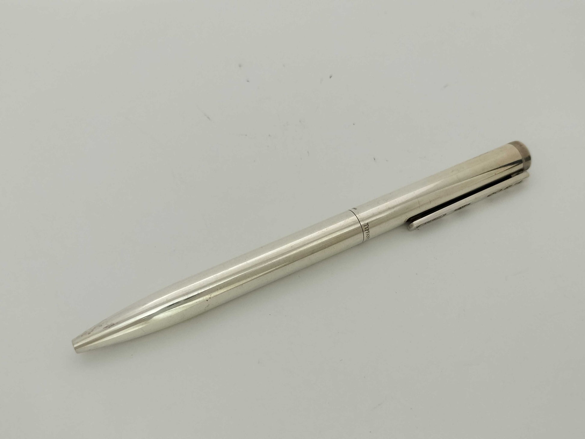 Tiffany & Co. TIFFANY 1837 Ballpoint Pen 925 Silver Pen/Fountain Pen