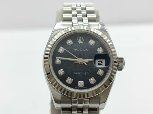 ROLEX 179174G D928800 Blue Horicon Women's Watch