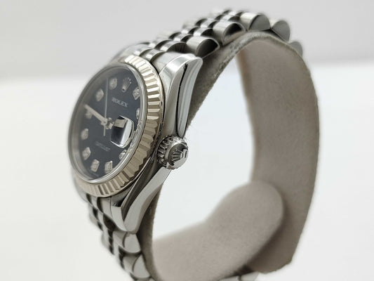 ROLEX 179174G D928800 Blue Horicon Women's Watch