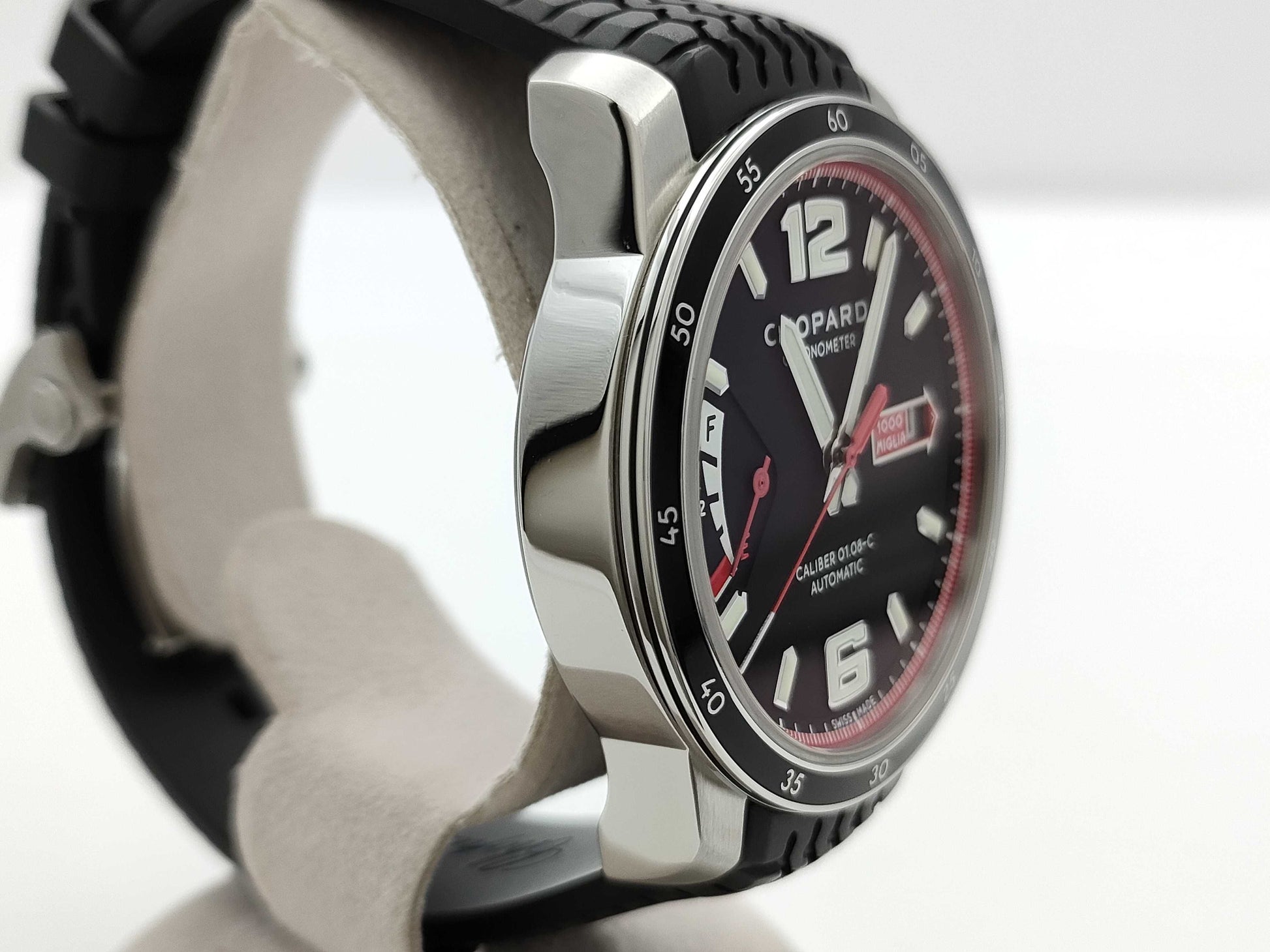 Chopard Mille Miglia GTS Power Control 168566-3001/8565 Stainless Steel/Power Reserve/See-Through Back/Rubber Strap Automatic Men's Watch