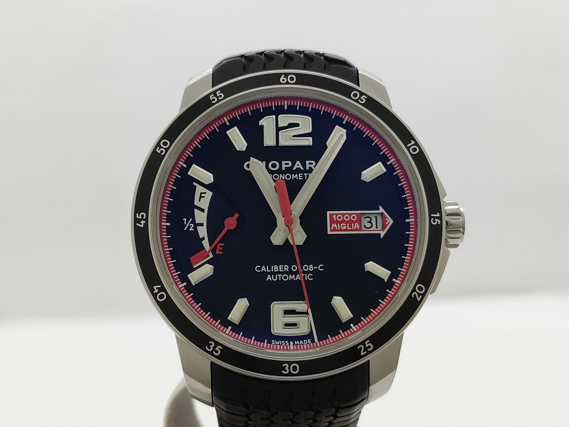 Chopard Mille Miglia GTS Power Control 168566-3001/8565 Stainless Steel/Power Reserve/See-Through Back/Rubber Strap Automatic Men's Watch