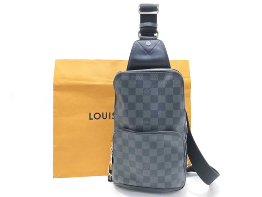 LOUIS VUITTON Damier Graphite LOUIS VUITTON Avenue Sling Bag N41719 Shoulder Bag
