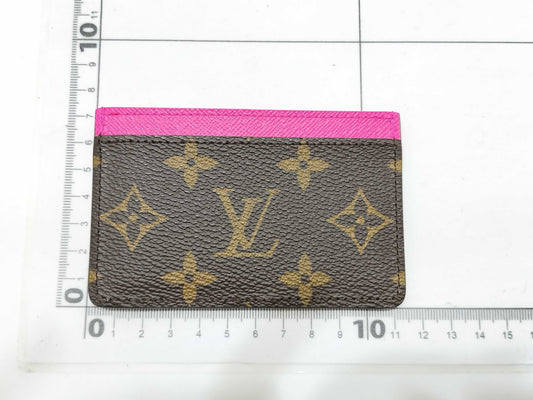 LOUIS VUITTON Monogram LOUIS VUITTON Porte Carte Sample M13439 Coin Case