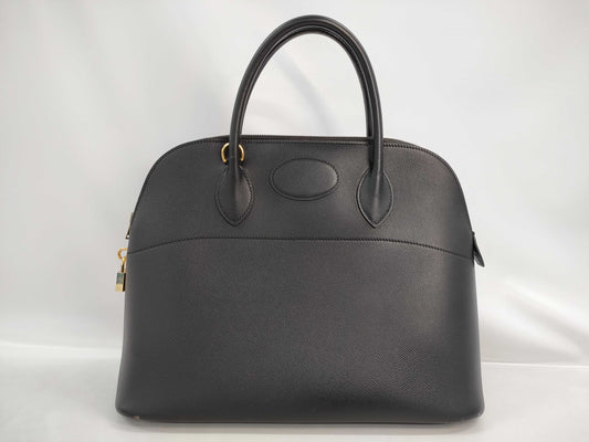 HERMES Bolide 37 Couchvel Handbag with Gold Hardware and C Stamp