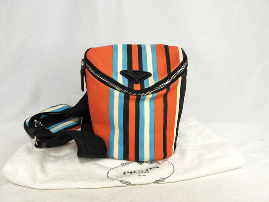 PRADA Canvas Shoulder Bag