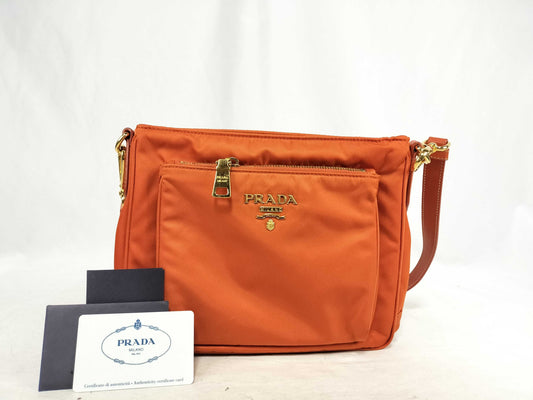 PRADA Nylon Tessuto Shoulder Bag