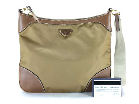 PRADA nylon shoulder bag