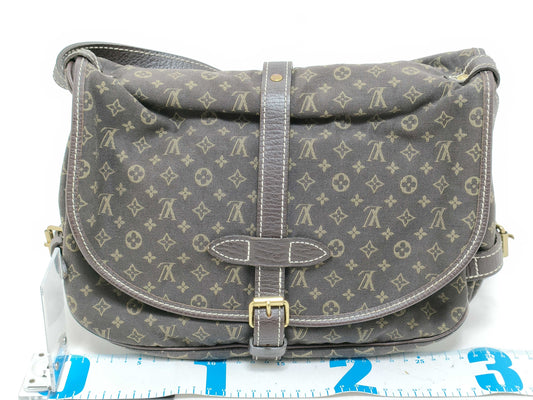LOUIS VUITTON Monogram Minilan Saumur Shoulder Bag