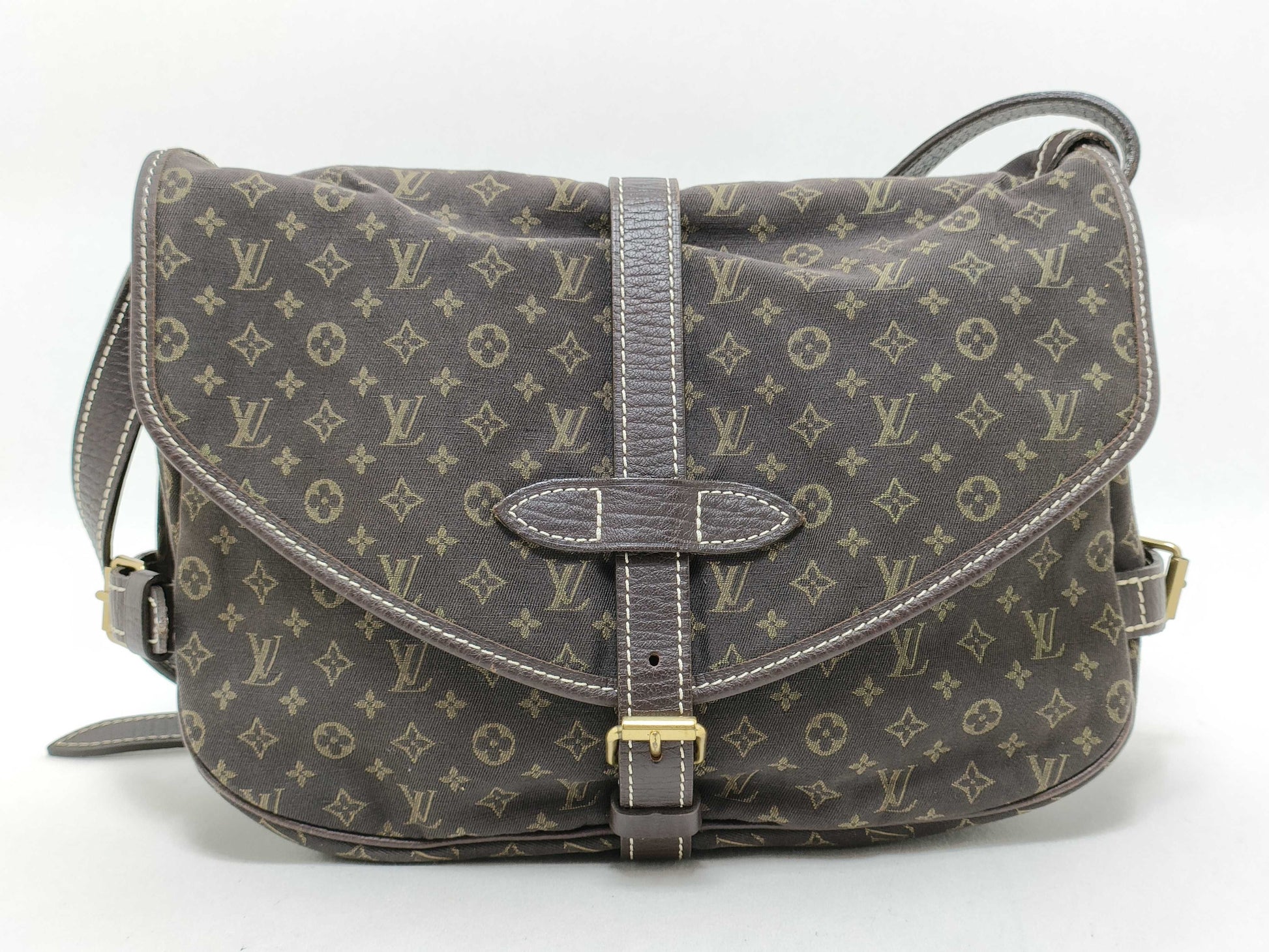 LOUIS VUITTON Monogram Minilan Saumur Shoulder Bag