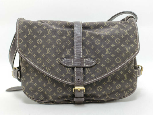 LOUIS VUITTON Monogram Minilan Saumur Shoulder Bag