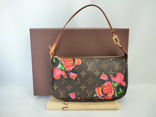 LOUIS VUITTON LOUIS VUITTON Accessory Pouch Monogram Rose Pouch