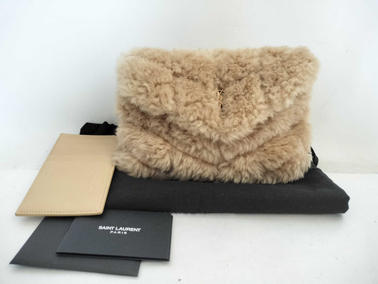 SAINT LAURENT SAINT LAURENT Unused Pouch Mouton Pouch