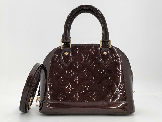 LOUIS VUITTON Vernis Alma BB Handbag