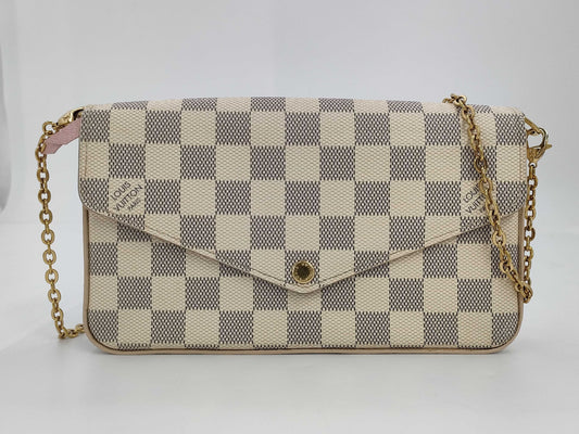 LOUIS VUITTON Azur Felicie Shoulder Bag