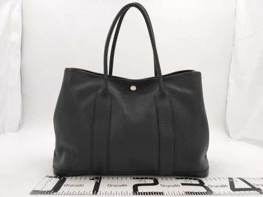 HERMES Garden Party Tote Bag Garden Party PM Black Tote Bag
