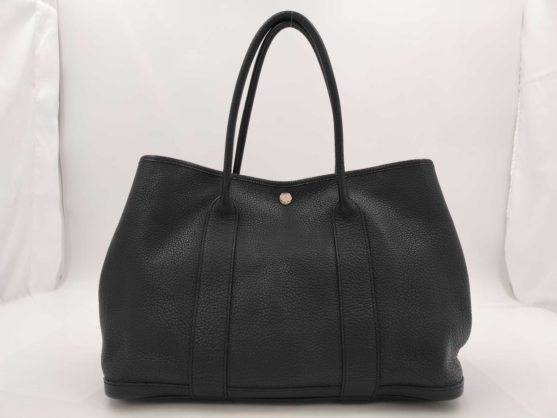 HERMES Garden Party Tote Bag Garden Party PM Black Tote Bag