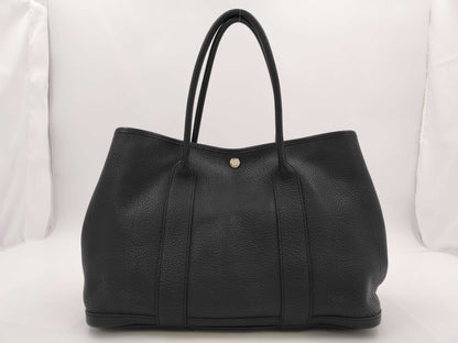 HERMES Garden Party Tote Bag Garden Party PM Black Tote Bag