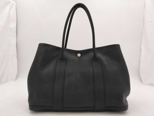HERMES Garden Party Tote Bag Garden Party PM Black Tote Bag