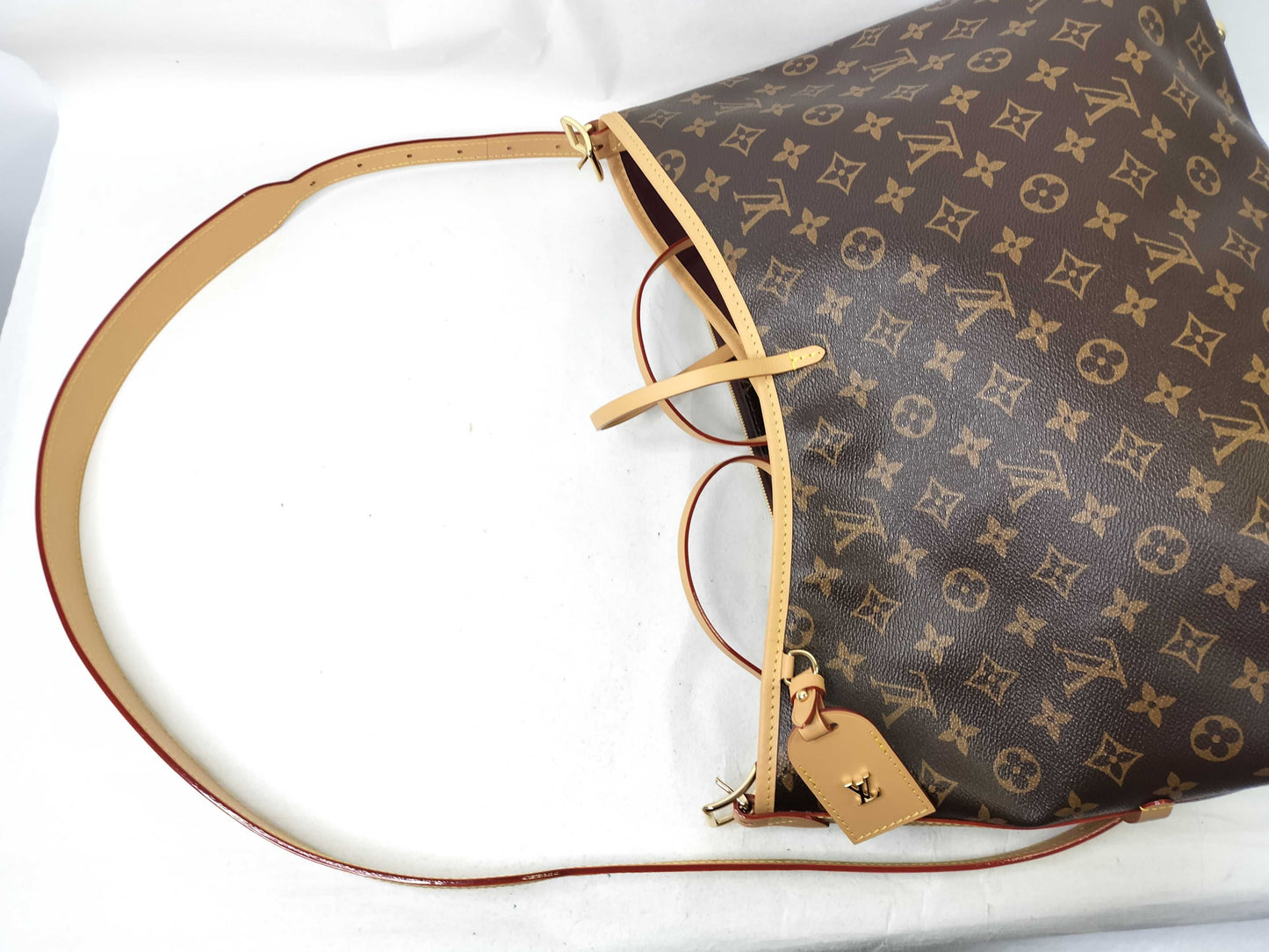 LOUIS VUITTON Monogram M46197 Carryall NM/MM Strap Pouch Shoulder Bag