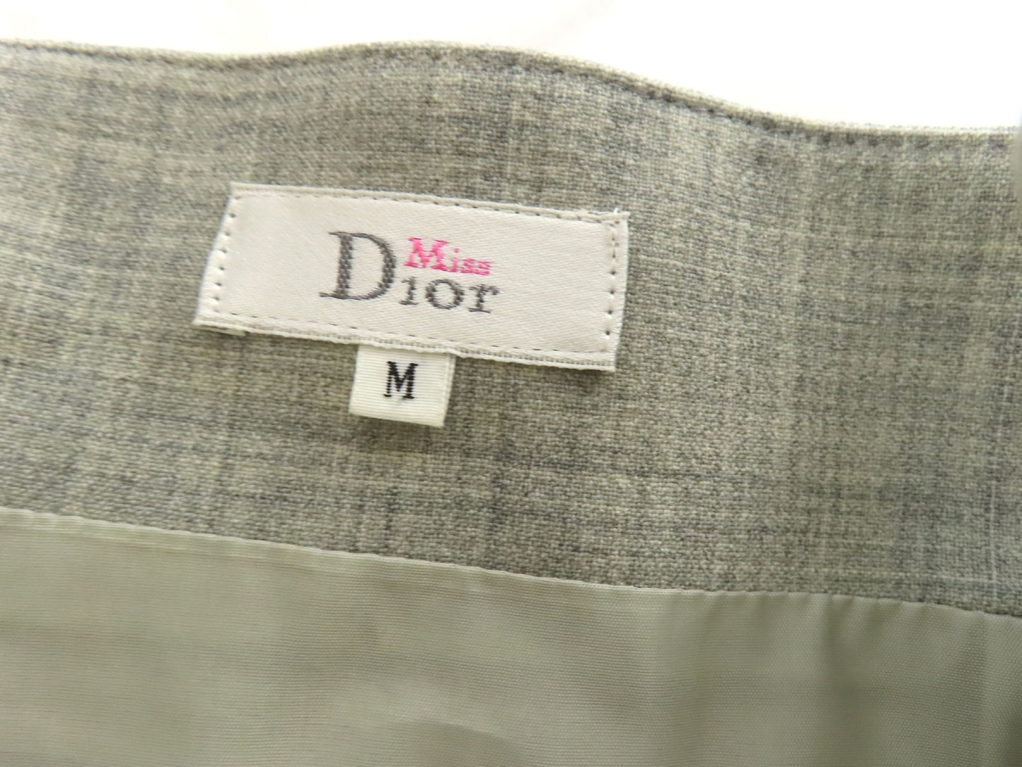Dior Dior Set-up Suit with Collarless Jacket, Women's, Size M, Striped, Other Apparel