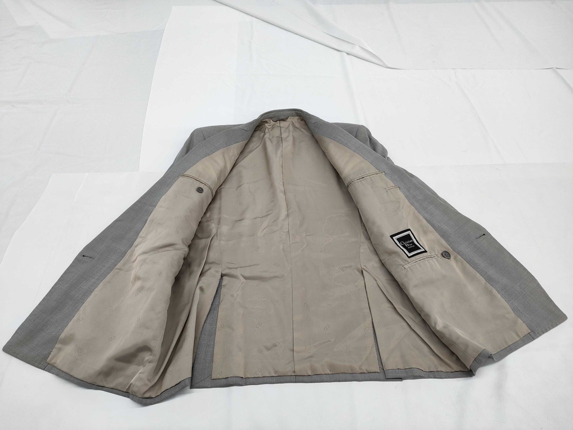 Christian Dior Men's Wool Double-Breasted Suit, Size 175cm 