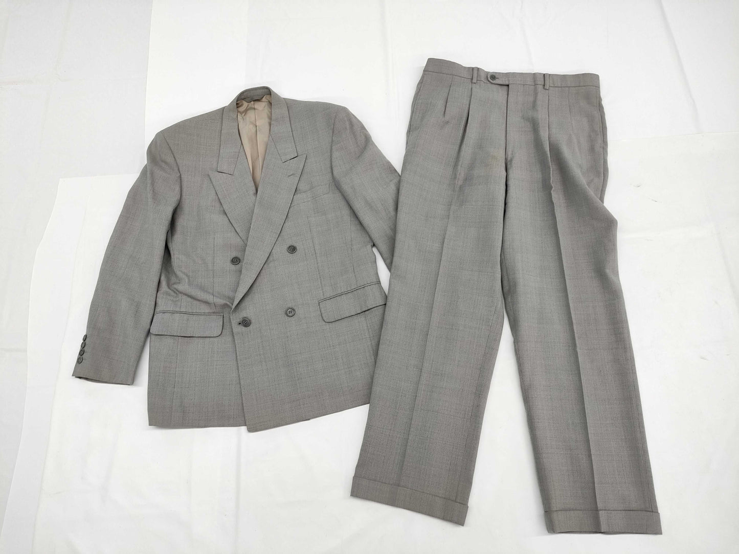 Christian Dior Men's Wool Double-Breasted Suit, Size 175cm 
