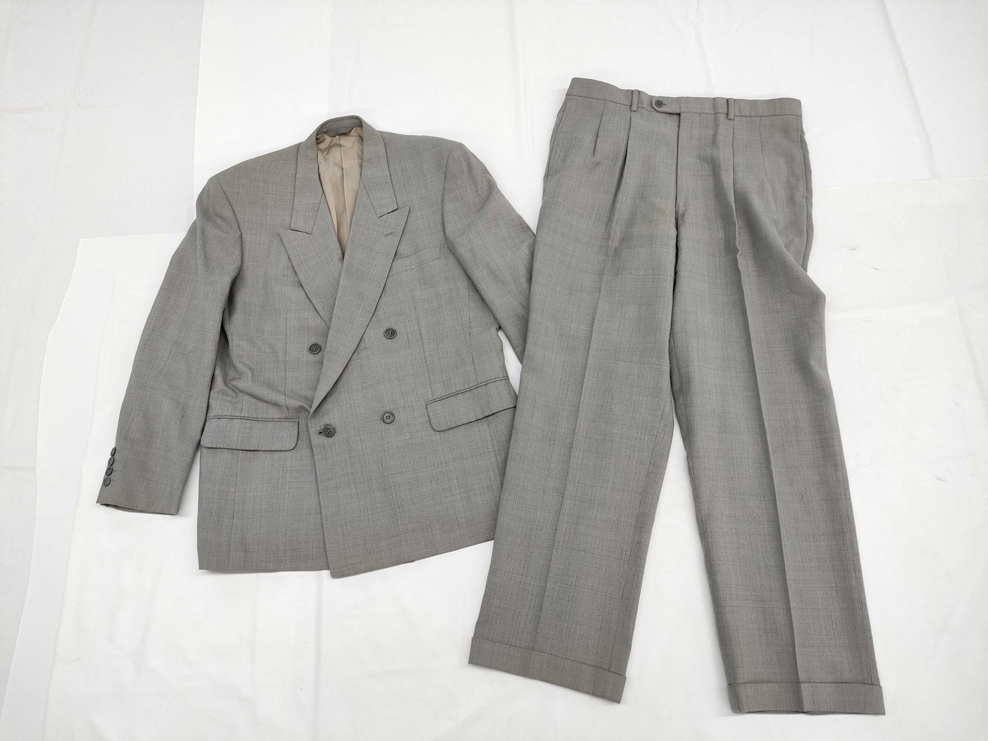 Christian Dior Men's Wool Double-Breasted Suit, Size 175cm 