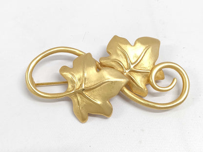 GIVENCHY Givenchy Gold Leaf Brooch Accessory Brooch
