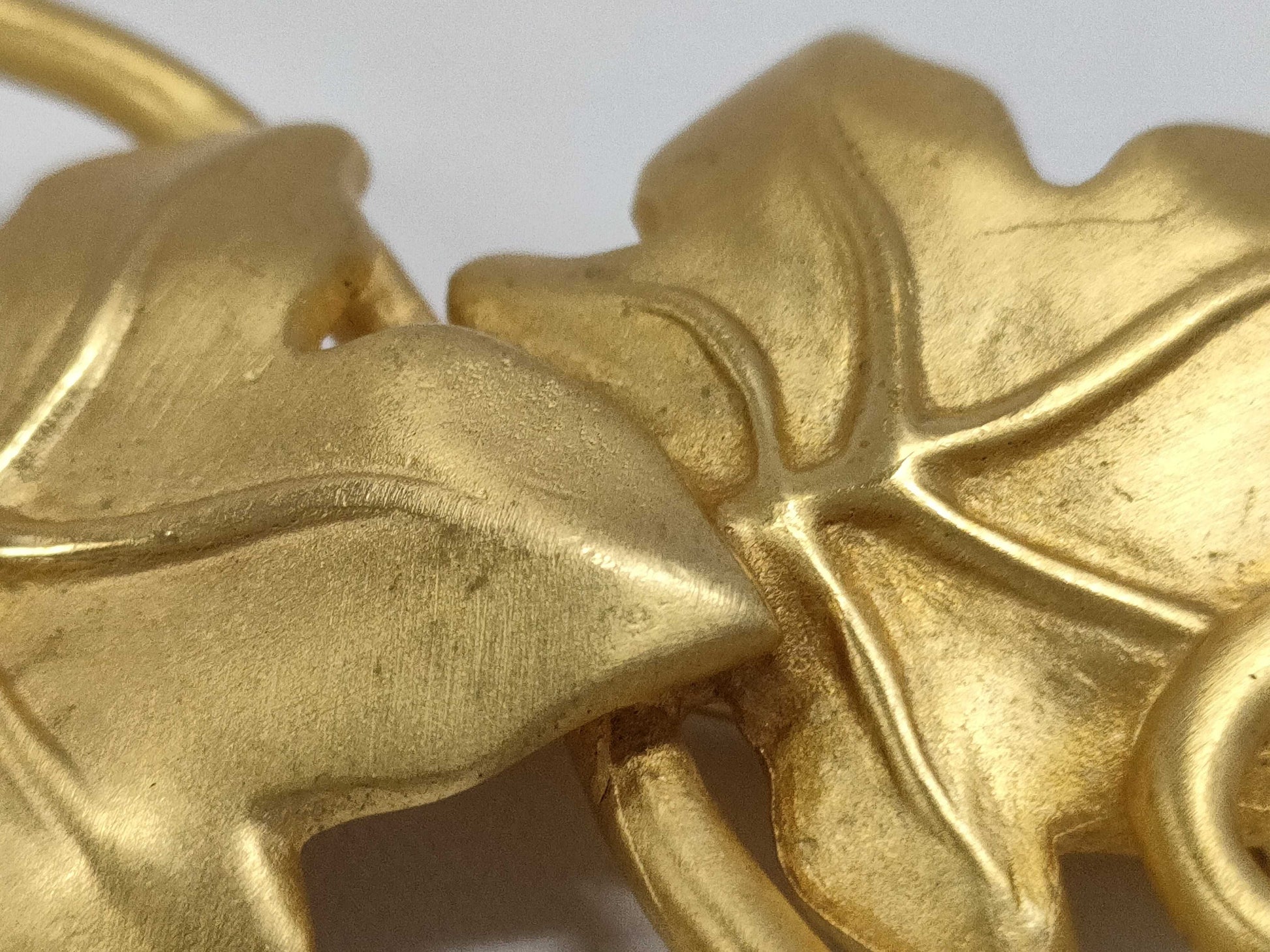 GIVENCHY Givenchy Gold Leaf Brooch Accessory Brooch