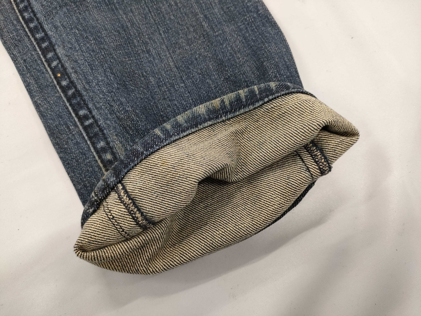 CHANEL Matelasse Leather Denim Pants, Size 38, Medium, Cotton, CHANEL Pants