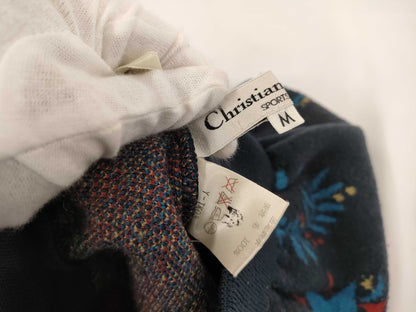 Dior Christian Dior Rare Print All-Over Set Wool Turtleneck Skirt Christian Dior Other Apparel