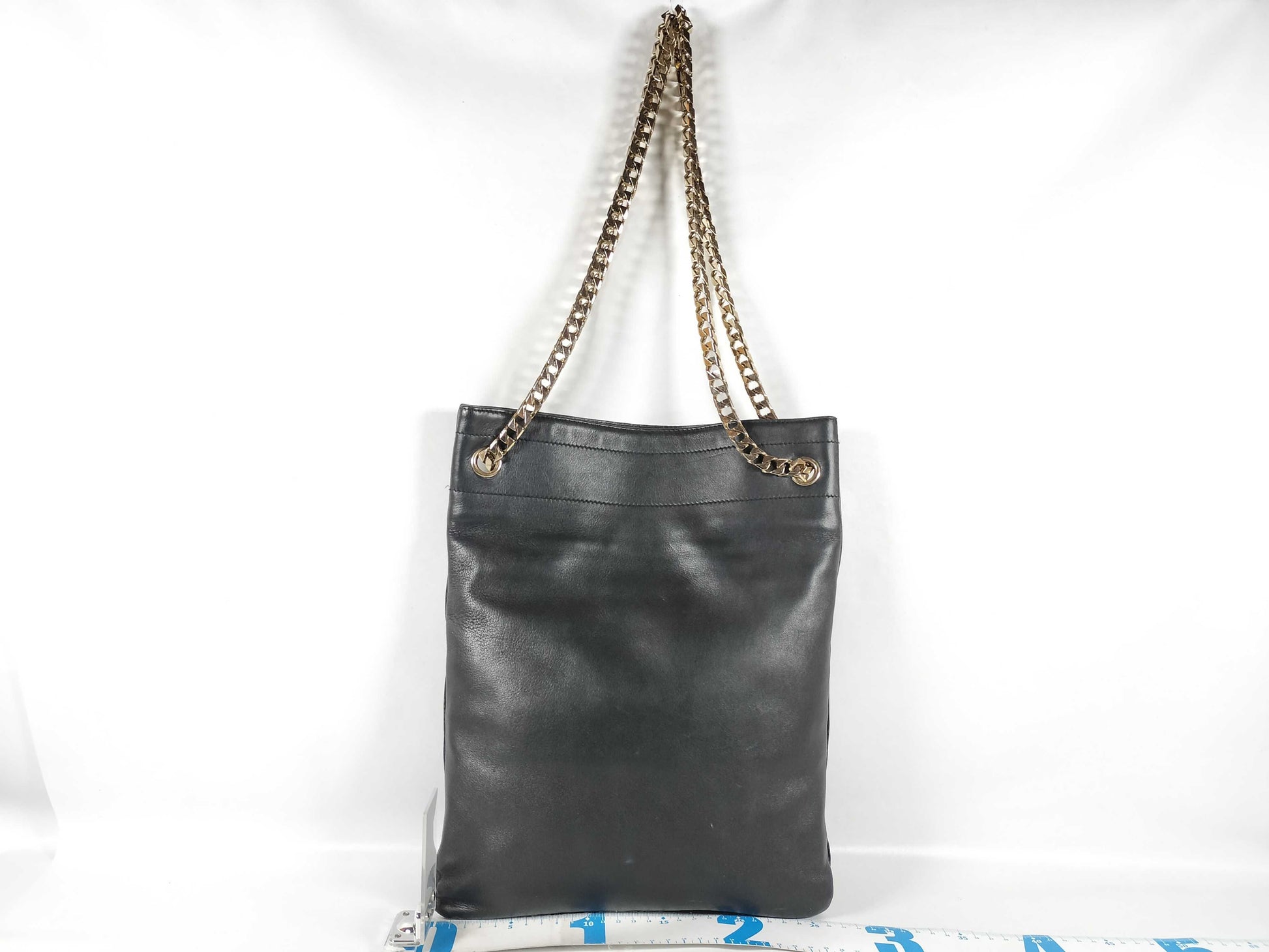 GIVENCHY Leather Chain Tote Bag