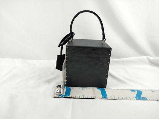 LOUIS VUITTON Epi Leather Louis Vuitton Bleecker Box 2-Way Shoulder Bag Epi Leather Black M52703 Shoulder Bag