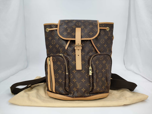 LOUIS VUITTON Monogram Louis Vuitton M40107 Sac Ados Fall Backpack Monogram Brown Backpack