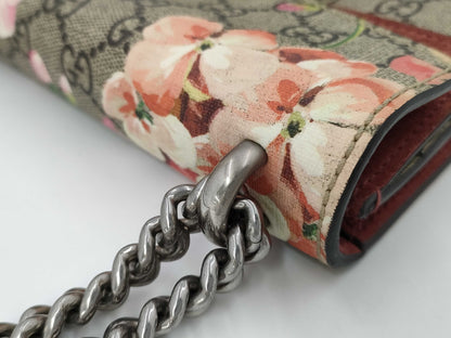 GUCCI Dionysus GG Supreme Floral Print Shoulder Bag in Brown
