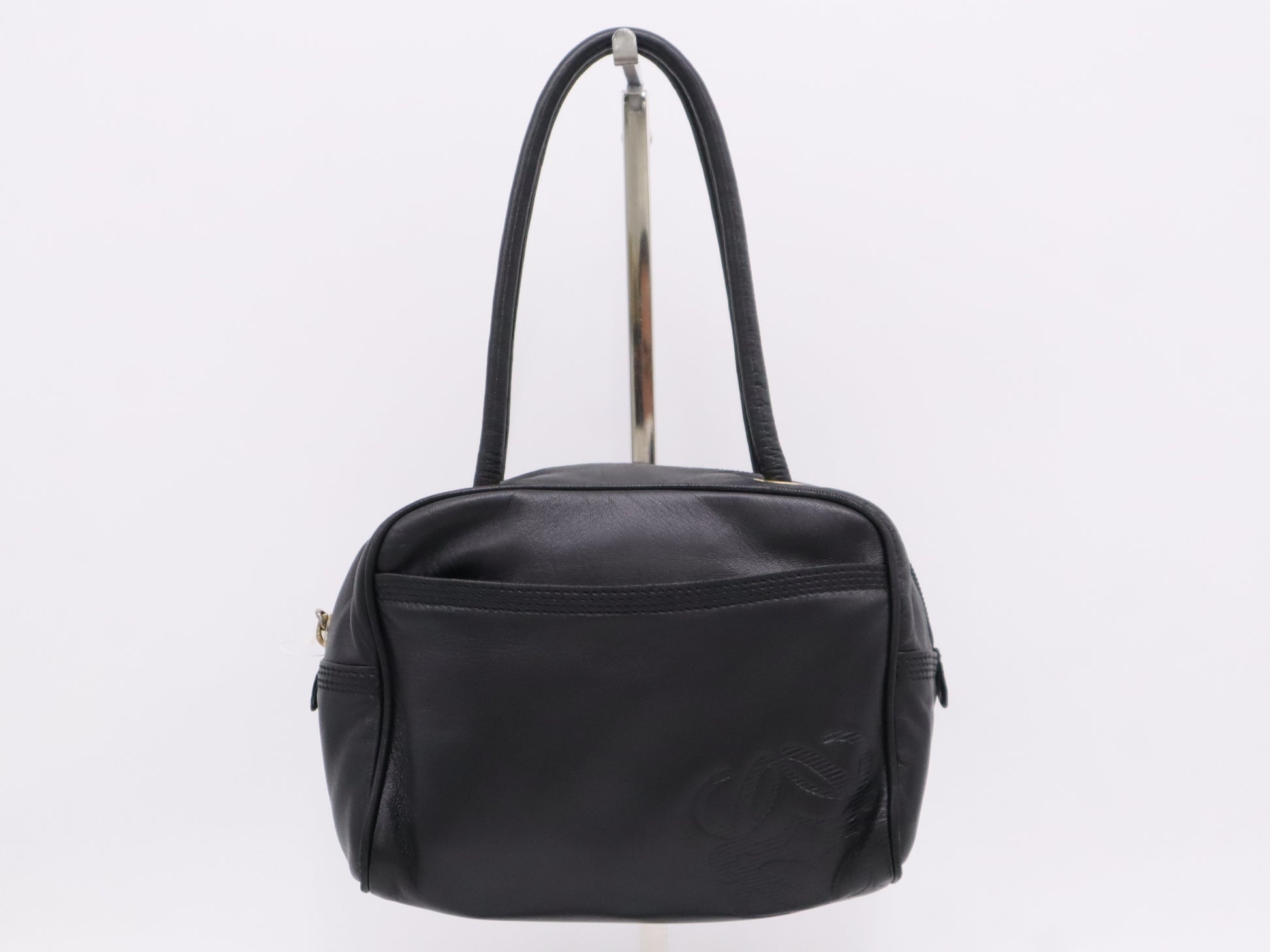 LOEWE Nappa Leather Anagram Handbag Black Handbag