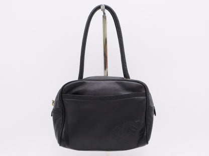 LOEWE Nappa Leather Anagram Handbag Black Handbag