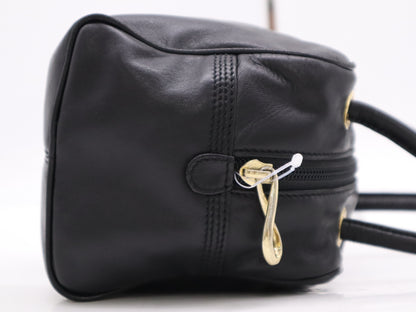 LOEWE Nappa Leather Anagram Handbag Black Handbag