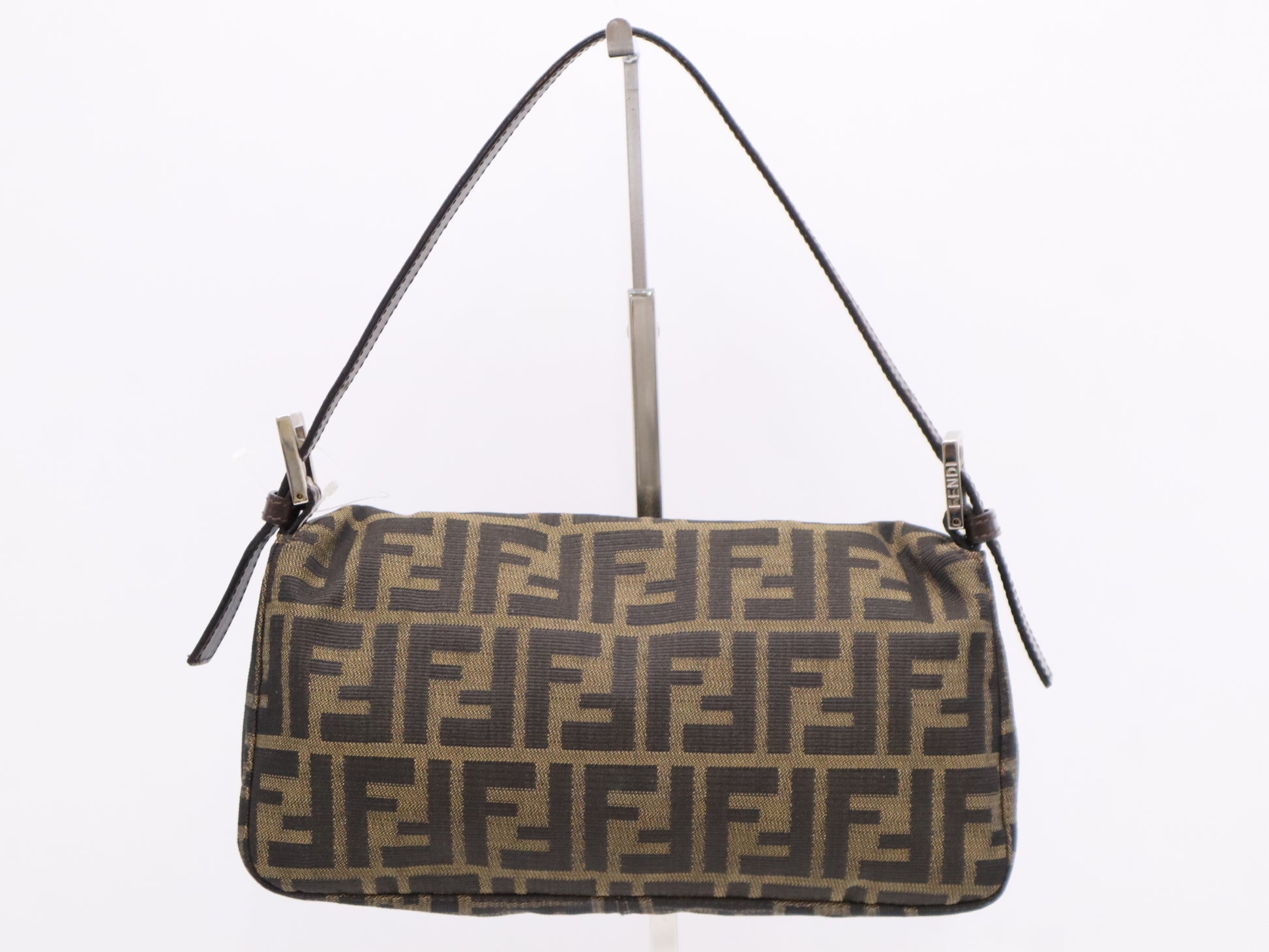 FENDI Zucca Mamma Bucket Brown Handbag