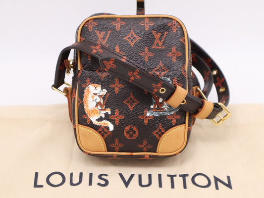 LOUIS VUITTON M44399 Monogram Panam Set Shoulder Bag with Cat Gram Dust Bag