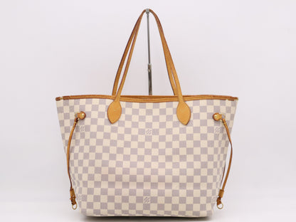 LOUIS VUITTON N51107 Azure Neverfull MM Old Model Tote Bag