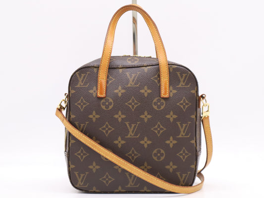 LOUIS VUITTON M47500 Monogram Spontini Handbag with Shoulder Strap