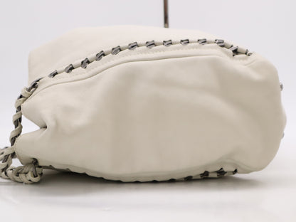 CHANEL Luxury Leather Chain Tote Bag White Seal 10981389 Tote Bag