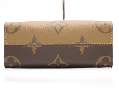 LOUIS VUITTON M46373 Reverse On the Go PM Monogram Giant Handbag RFID Verified No Serial Tag