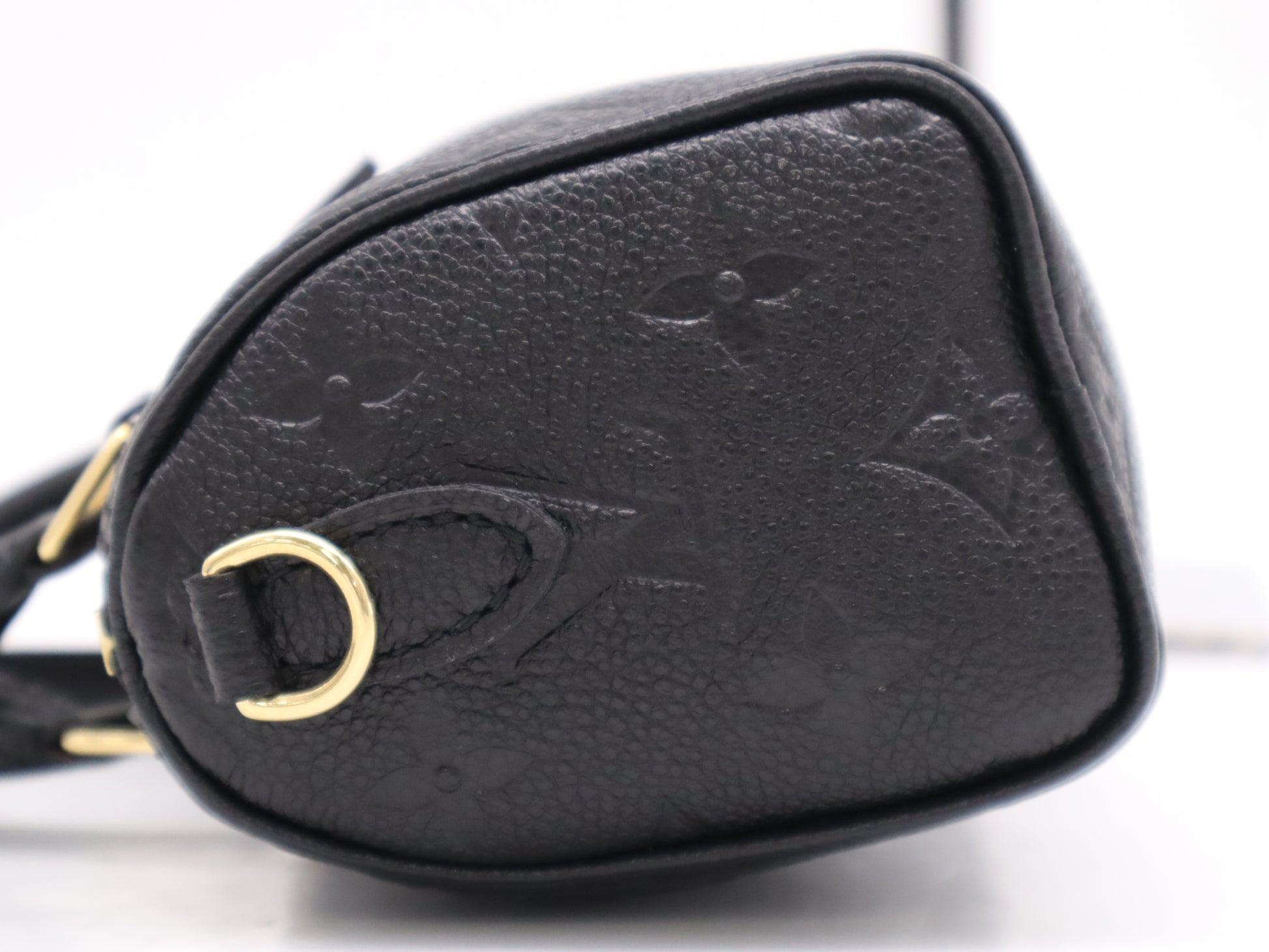 LOUIS VUITTON M82450 Empreinte Nano Speedy Noir RFID Verified Handbag