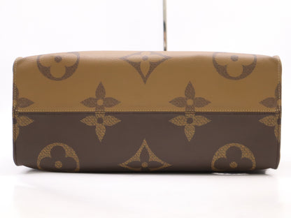LOUIS VUITTON M45320 Reverse On the Go GM Monogram Giant RFID Verified Handbag
