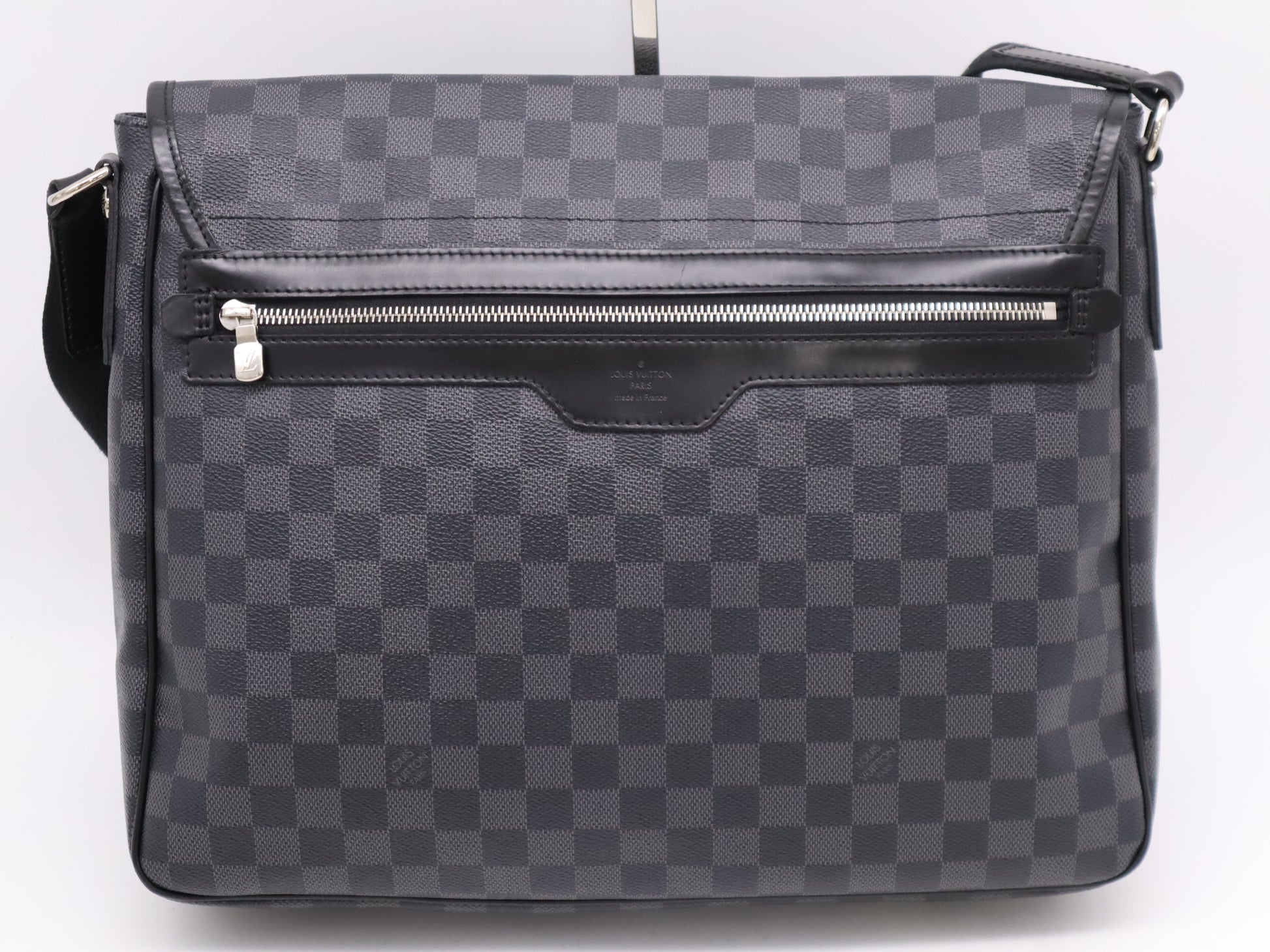LOUIS VUITTON N51213 Damier Graphite Renzo Shoulder Bag
